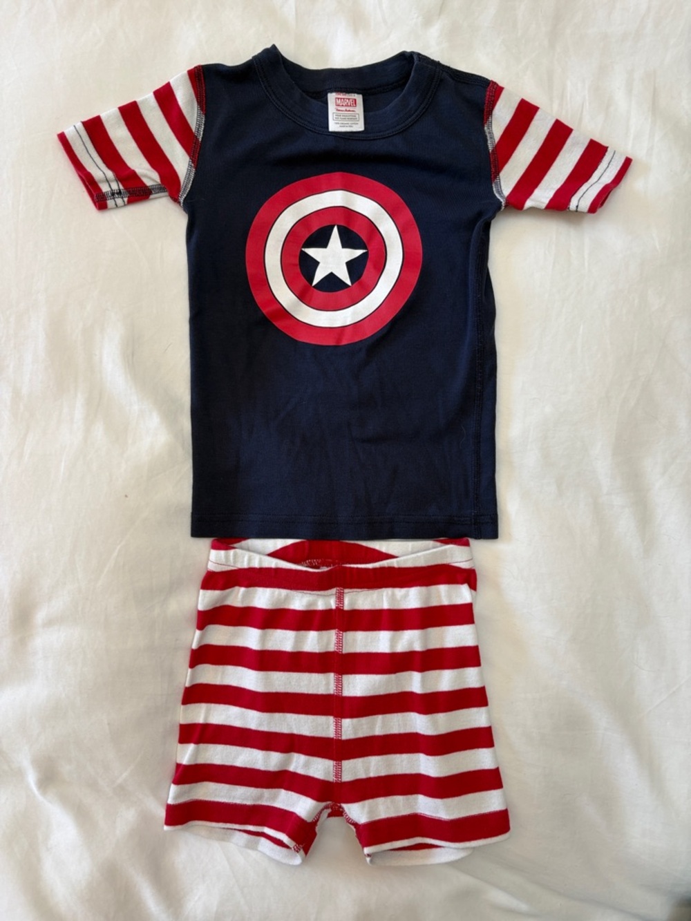 Hanna Andersson Marvel Captain America Kids Pajama Set